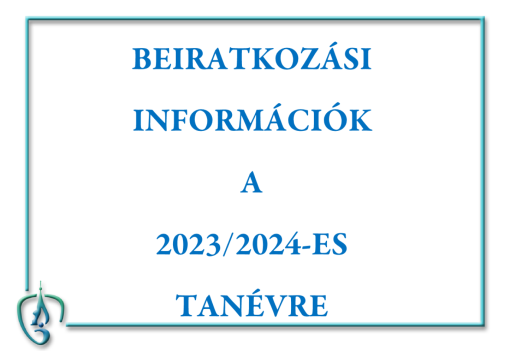 Beiratkozás a 2023/2024-es tanévre